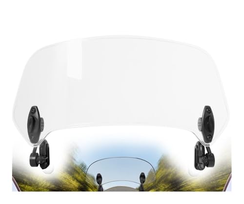 Moto pare-brise extension déflecteur réglable universel