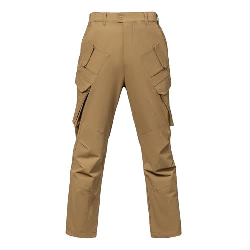 Men's Baggy Parachute Cargo Pants Loose Fit Hip Hop Harem Trousers Waterproof Ripstop Lightweight Breathable Multi Pockets,34W30L