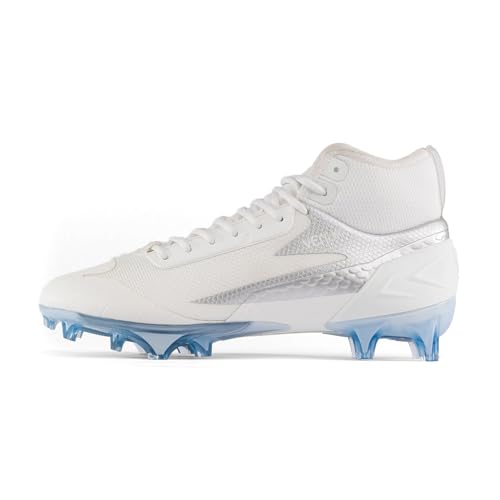 VENUM Elite Botas de Fútbol Americano - Blanco/Plateado