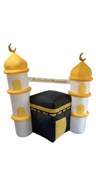 Inflatable Islamic 6FT Ramadan Kareem/Eid Mubarak Kaaba...