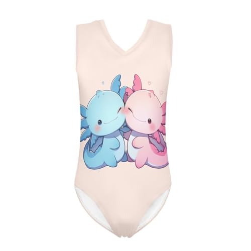 Image of Swimsuits for Girls 3-14 Sleeveless Bathing Suit for Kids Summer One Piece Swimming Suits