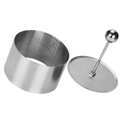 IMIKEYA Stainless Steel Rice Mold Round Shaped Sushi Make Mold Tiramisu Tool Easy to Operate