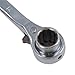 Scaffold Spanner Ratchet Podger 2 Way Bi-Hex Ratchet 19mm 21mm Scaffolders