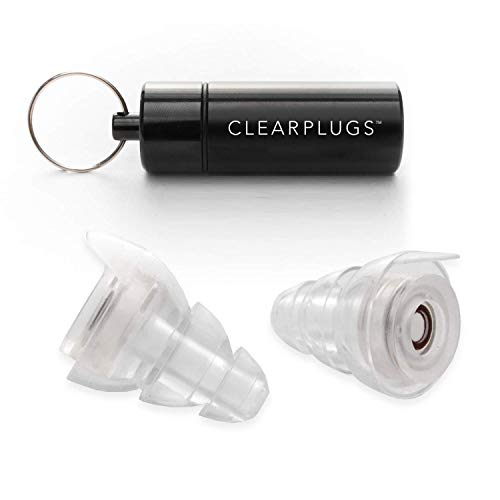 ClearPlugs High Fidelity Invisible Ear Plugs - Discreet Sound Preserving Hearing Protection for Concerts Musicians Motorcycle Sporting Events Travel and More.