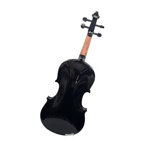 Image of Velvet Strings | 4 /4 Violin With Bow, Rosin, Hard Case V001, for Beginners, Kids and Semi Professionals (Black)
