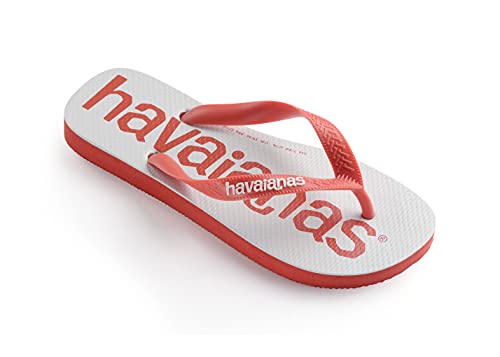 Chinelo Top Logo Mania 2, Havaianas, Adulto Unissex, Vermelho Crush, 41/42