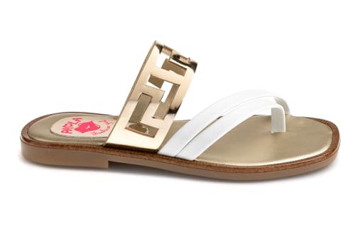 Pablosky Fille Dalia 877380 sandale plate anti-frottement pour pieds sensibles