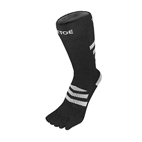TOETOE - Outdoor 3D Wool Terry Walker Over The Calf Toe Socks
