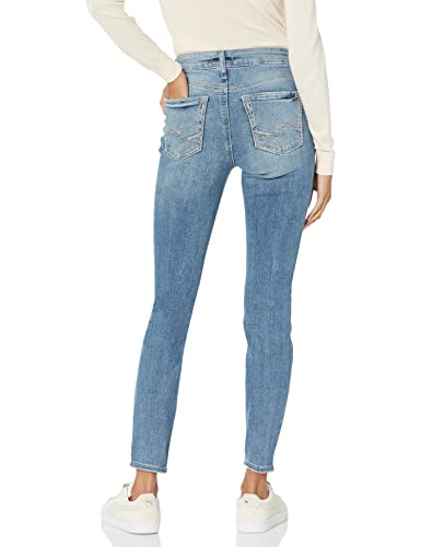 Silver Jeans Co. Women's Suki Mid Rise Skinny Jeans-Legacy2