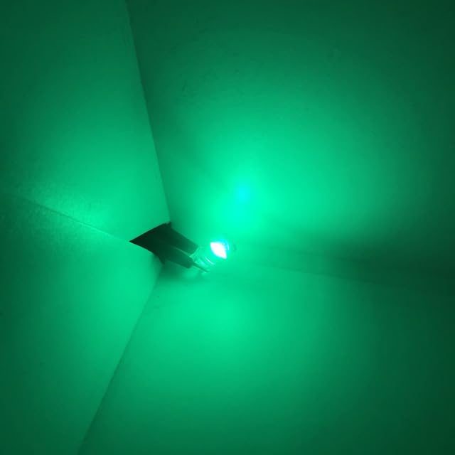 For Car - 10 Pcs W5W T10 2825 168 192 COB LED Car Bulbs 12𝖵 DС License Plate Light Turn Signal Dome Lights Parking Lamp (10x T10 Green)