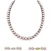 14K Gold Pink Freshwater Cultured Pearl Necklace, 18 Inch Princess Length
