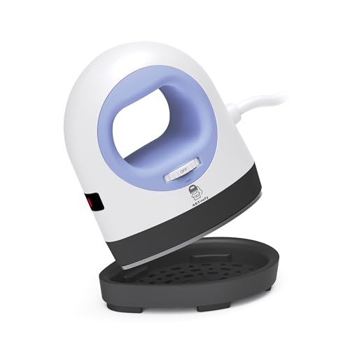 ARTeefy Mini Heat Press Machine (160W Boost Power) - 4-Level Heat up to 420°F - Portable Small Iron for T-Shirts, Totes, Hats & DIY Projects - HTV & Sublimation - Includes AI Design Tools (Purple)