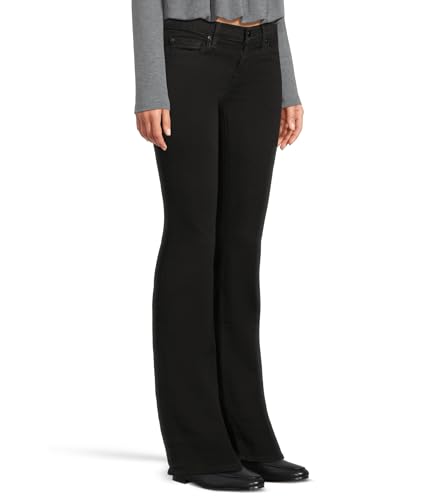 7 For All Mankind Women's Original Bootcut Jeans in Rinsed Black2