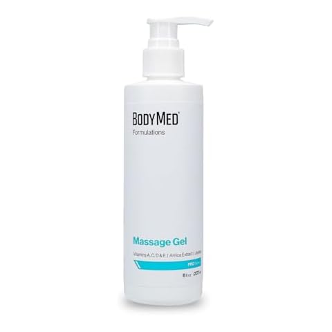 BodyMed Formulations Massage Gel, 8 oz. – Fragrance-Free, All-Natural Lotion for Massage Therapy – Leaping Bunny Certified – with Arnica Extract & Jojoba – Non-Staining, & Paraben Free Cover