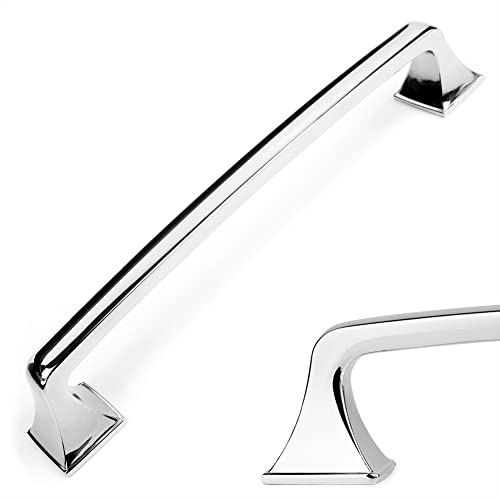 Koofizo Großer Chrom-Schrankgriff 10 Stück