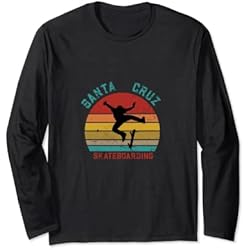 Patines Vintage Mujer Patineta Santa Cruz retro vintage para hombre, patinadora para mujer Manga Larga