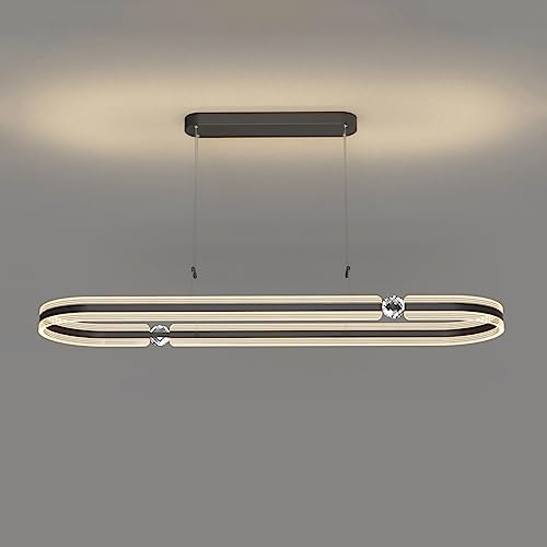 Luminaire suspendu rectangulaire noir pour sublimer votre îlot de cuisine