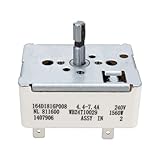 WB24T10029 Electric Range Infinite Switch Replacement for GE Appliances Range Surface Burner Control Switch EA236754 S236754 769696 AP2024076 AH236754 6 Inch