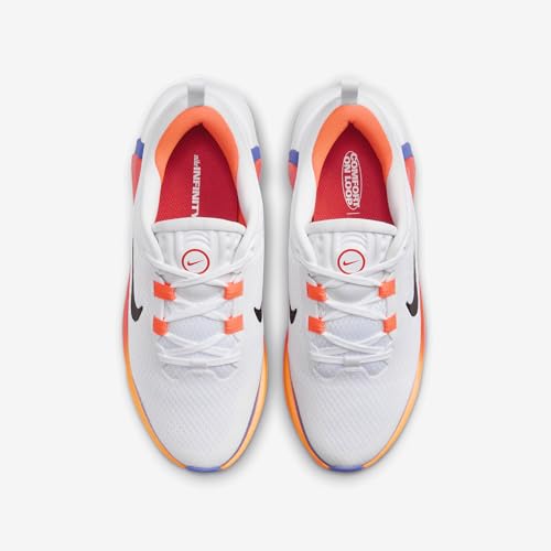 Nike Infinity Flow Big Kids' Running Shoes (FD6058-103, White/Astronomy Blue/Total Orange/Black) Size 6.54