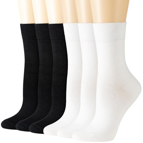 Image of Losa Kute Womens Crew Socks For Women Size 7-9 Women's Cotton Sock