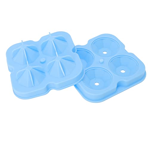 Molde de silicona para cubitos de hielo con 4 cavidades miniatura 1