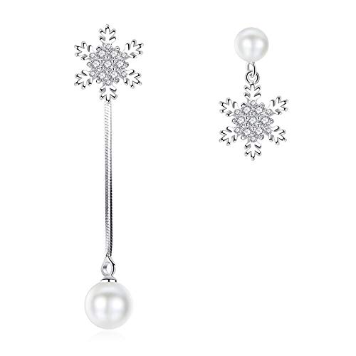 Boucles d'oreilles flocon de neige argent : le cadeau parfait pour Noël