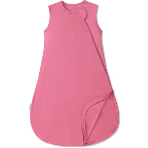 Image of PurComfy Supersoft Sleep Sack 0.5 TOG, Premium Bamboo Viscose Sleeping Bag Thin Baby Wearable Blanket 2-Way Zipper Sleep Sack
