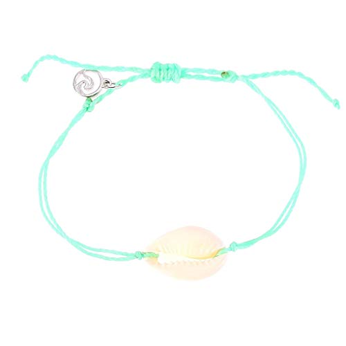 Preisvergleich Produktbild UEVOS Armbänder Armreif Damen Ketten Natürliche Muschel handgewebte verstellbare Pull Armband Damen Schmuck Meistverkaufte Textil Band Reizend Flechtelement Freundschaftsarmband