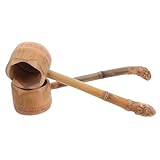 Photo Gallery vicasky 2 pezzi mestolo in bamboo con manico per cucina e bagno cucchiaio giapponese per giardino e uso multiplo leggero facile da design retrò Photo Gallery vicasky 2 pezzi mestolo in bamboo con manico per cucina e bagno cucchiaio giapponese per giardino e uso multiplo leggero facile da design retrò