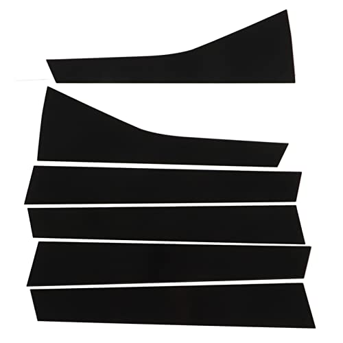 Embellecedor del pilar de ventana negro brillante para puertas de modelos Jazz de 2008 a 2013.