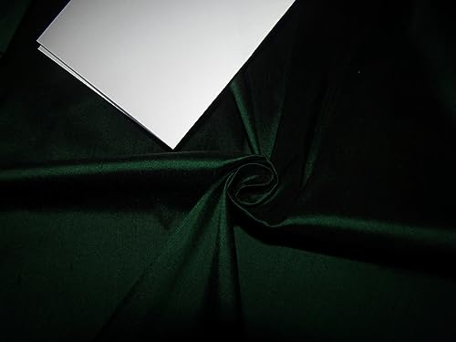 Tissu Dupioni de soie vert émeraude pour la confection de robes de soirée et décoration