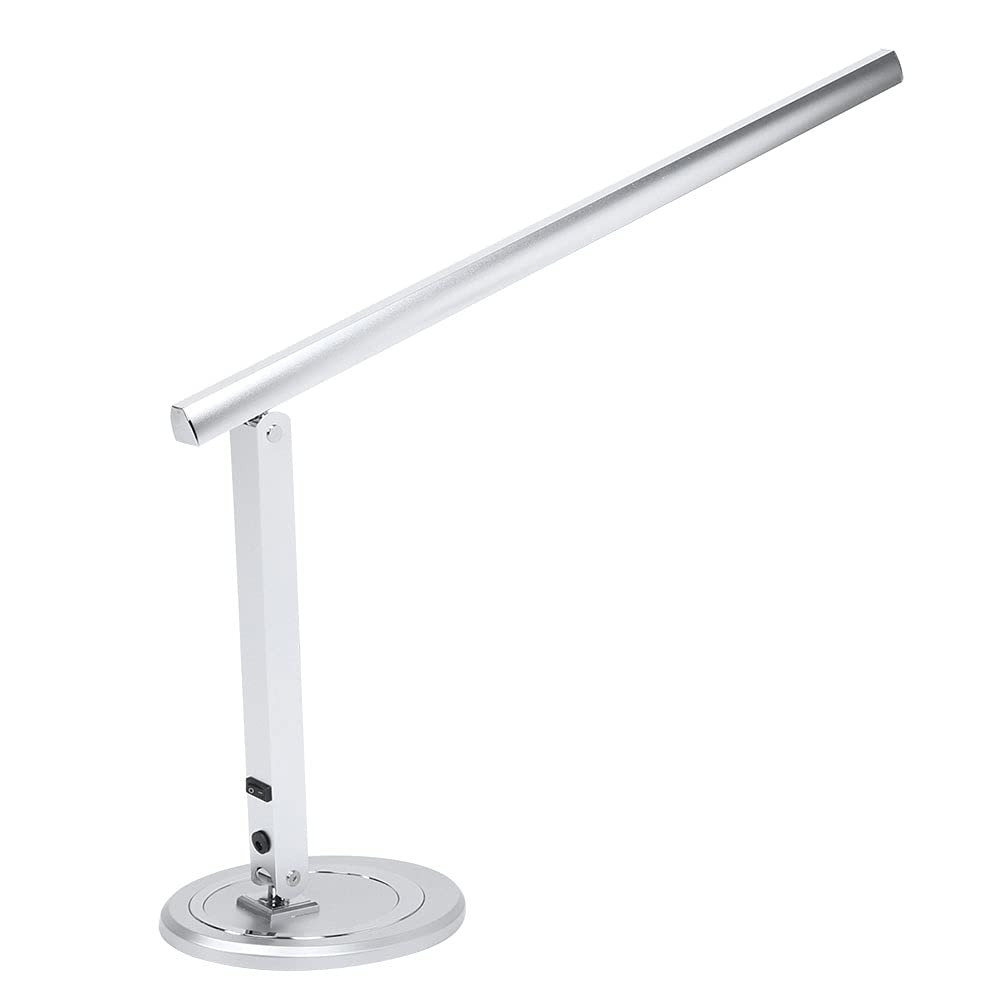 FTVOGUE LED-Schreibtischlampe, Metall, Faltbare Schreibtischlampe, USB-betrieben, 5 V, Augenschonend, 131 Bis 140 Fahrenheit, LED-Tischlampe für Zuhause, Büro, Lesen, Studium