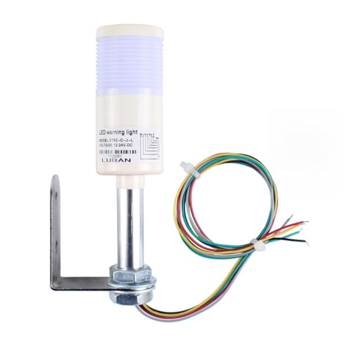 Lumière d'avertissement industrielle 3 couleurs LED clignotante avec base en L sans buzzer