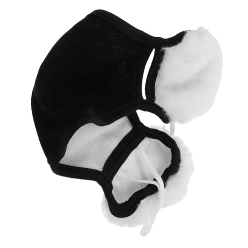 Toddmomy Womens Winter Ski Mask Face Cover with Ear Protection for Outdoor Activities Windproof Earmuffs for Cycling and Motorcycling Cold Black