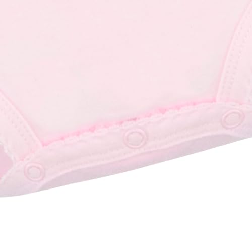 Creative Knitwear College Baby Infant Picot Bodysuit - Team Logo, Short Sleeve Pink, for Girls (Newborn - 12 Mos)4