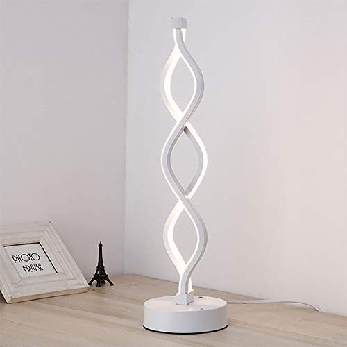 Lampe de bureau spirale acrylique pour réduire la fatigue oculaire avec éclairage LED 18W