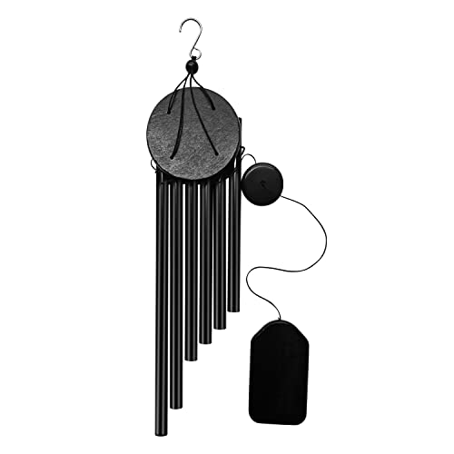 YEHSAL Memorial Wind Chimes Outdoor ,Garden Wind Chimes with 6 Aluminum Alloy Tubes and Hook,Memorial Wind Chimes for Home Decor Garden Patio Outdoor