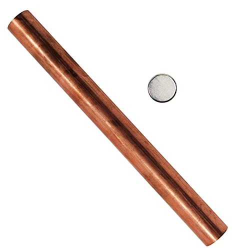 MagicTech Magnetic Levitation Copper Tube Lenzâ€˜s Law Demonstrator Props Electromagnetic Damping Induced Anti Gravity Science Experiment Teaching Educational Toy JY01