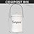 AuldHome Design Kitchen Compost Bin for Countertop | 1.3 Gallon Composting Bucket with Lid | Includes 3 Charcoal Filters | (White Enamel)