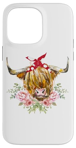 Highland ƐԂo_i   l Heifer X}zP[X iPhone 14 Pro Max p
