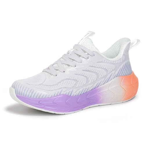 Hawkwell Women's Cloud Zero Active Cushion Running Shoes Walking Tennis Non Slip Workout Gym Athletic Fashion Sneakers