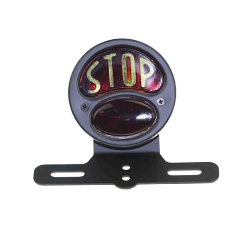 Feux arrière moto pour remplacer un feu cassé et fixer la plaque sur Bobber et Custom