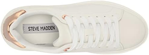 Steve Madden Women's Charlie Sneaker, Rose Gold, 7.5 | Image 4