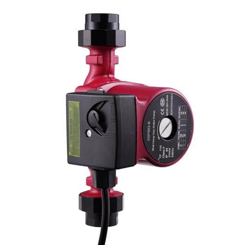 Umwälzpumpe Heizung 220V, RS25-6/180, Heizungspumpe mit 3 Leistungsstufen (31/52/75W), Zirkulationspumpe Warmwasser, 3-stufiger Druck (6/5/3m), Poolheizung Umwelzpumpepumpe Heizung Effizienzpumpe Umwälzpumpe Heizung 220V, RS25-6/180, Heizungspumpe mit 3 Leistungsstufen (31/52/75W), Zirkulationspumpe Warmwasser, 3-stufiger Druck (6/5/3m), Poolheizung Umwelzpumpepumpe Heizung Effizienzpumpe