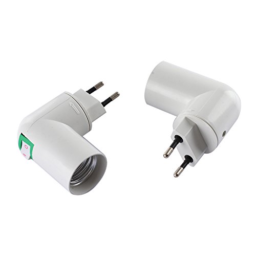 tinxi E27 soporte de la lámpara del portalámparas casquillo de la lámpara zócalo base de soporte