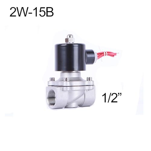 Électrovanne de coupure eau et fluides 1/2 pouce inox 12V NF