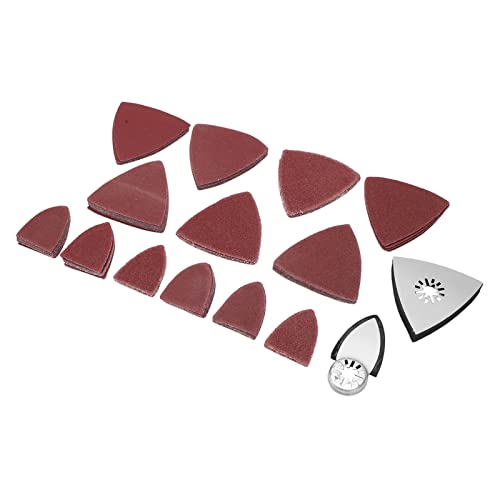 Oscillating Tool Pad, Wide Compatible 102Pcs Oscillating Tool Sanding Pad Kit ABS Deburring for Sanders