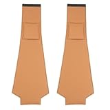 Convient pour Porsche, convient pour Cayenne, convient pour Macan, 2 pièces, appui-tête de siège en cuir PU, oreiller de protection du cou avec rangement.