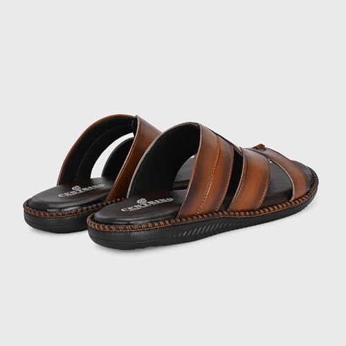 Image of Centrino Sandal for Men | Grip Insole for Stability | Modern slipper Look with Straps | Comfortable Casual look sandal for Men's (9512)