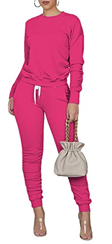 Image of TOPONSKY Womens 2 Piece Sports Outfit Tracksuit Shirt Shorts Jogger Bodycon Sets